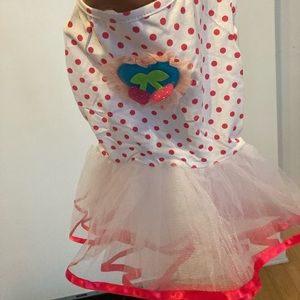 Princess dress with tulle for dog Size XL